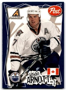1997-98 Pinnacle Post Jason Arnott Edmonton Oilers #6