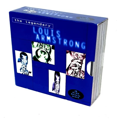 Louis Armstrong-The Legendary Louis Armstrong 4CD Box Set 1996 QUAD006 - Image 1 of 2