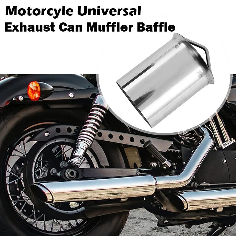 1x Silenciador Silenciador Silenciador Universal 50mm Metal Motocicleta Lata de Escape DB Killer Foto 1 de 4