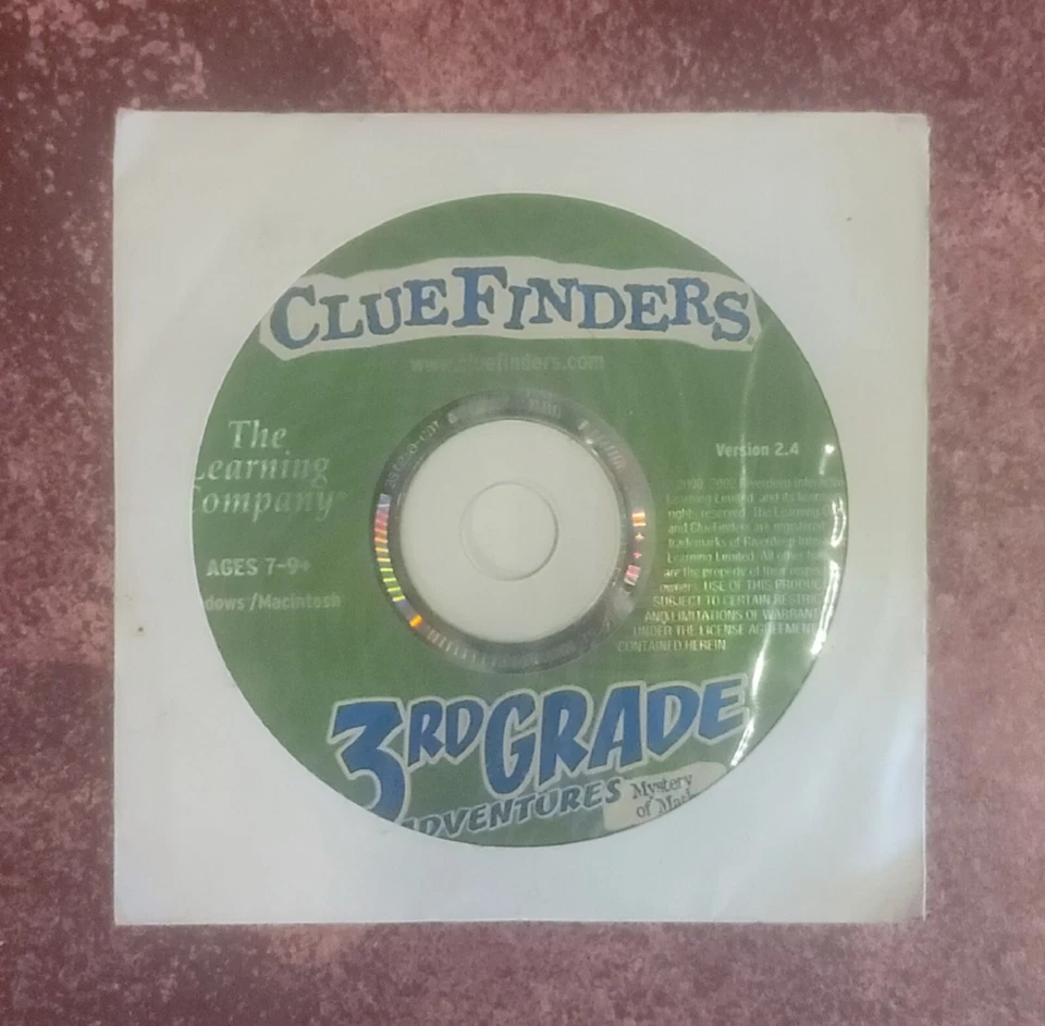 Cluefinders 3rd Grade Adventures Mystery Of Mathra • The Learning Company •... - Image 1 of 1