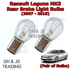 Par de bombillas de freno trasero MK3 (07-15) para Renault Laguna - Imagen 1 de 1