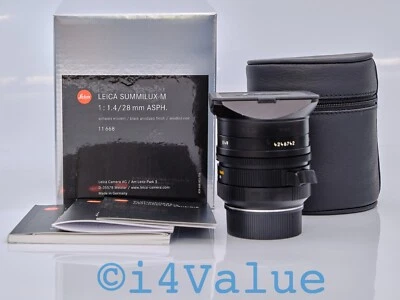 Leica Summilux-M 1:1.4/28 ASPH (28mm f/1.4) lens, Excellent, MSRP $8555 - Image 1 of 4