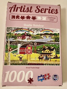 SURE LOX Artist Series- DOUBLE RAINBOW - 1000 Piece Puzzle - Picture 1 of 6