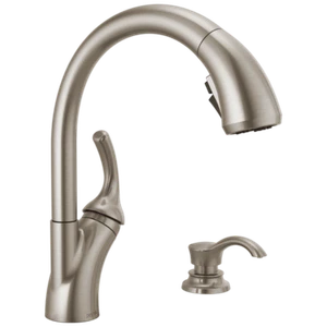 Delta Shiloh Pullout Kitchen Faucet Spotshield Stainless-Certified Refurbished - Picture 1 of 10