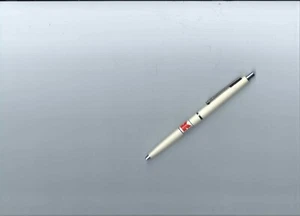 Bolígrafo Vintage Paper Mate Malibu Blanco y Cromo Doble Corazón-Bantam - Imagen 1 de 5