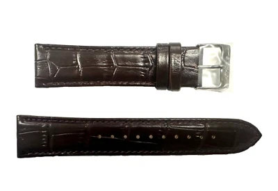 Correa Seiko L0DR012J0 20mm Marrón Oscuro Genuina Nueva Foto 1 de 2