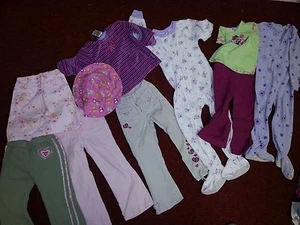 Lot of 10 Piece 4T Carter's Kids Butterfly Garanimals Disney Minnie Hilfiger EUC - Picture 1 of 12
