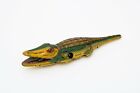 Tin Toy GAMA Wind-up crocodile Blechspielzeug D.R.G.M. Made in US Zone Germany