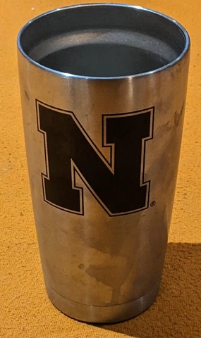 Nebraska Cornhuskers Yeti 20oz N Logo Rambler Tumbler Cup No Lid Cover