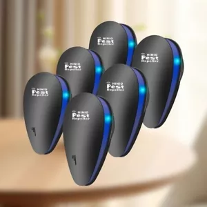6pcs Ultrasonic Pest Reject Home Control Electronic Repellent Mice Rat Repeller - Picture 1 of 9