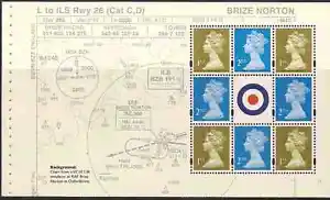 2008 GB QE2 ROYAL MAIL DX42 PRESTIGE STAMP BOOK PANE RAF UNIFORMS SG 1606 - Picture 1 of 1