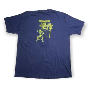 Vintage 94 Yellowstone Lake Security T-Shirt XL Shadow Patrol Hanes Beefy YNPD - Bild 1 von 6