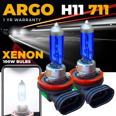 For Audi A4 B8 Front Fog Light Xenon White 2008-2015 100w Headlight Lamp Bulbs - Image 1 of 4