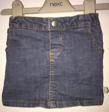 Girls Age 6-12 Months - Denim Skirt