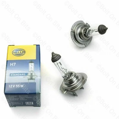 2 HELLA Halogen headlight headlamps bulb Mazda2 1.5 SE SE-L Sport Black - Image 1 of 4