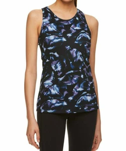 Gaiam Black Harper Print Strappy-Back Racerback Bra Tank - Size S NWT - Picture 1 of 4
