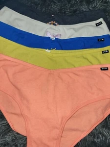 Women's 5-Pack Extra Large Peach, Blue, Nude, Cotton Cheekster Panties from PINK - Picture 1 of 10