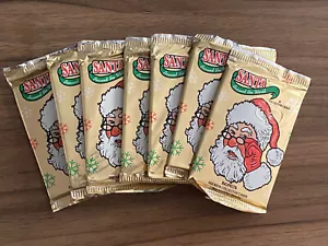 1995 Santa Around The World 1 Pack Of 8 Collector Cards Foil Inserts Christmas - Picture 1 of 1