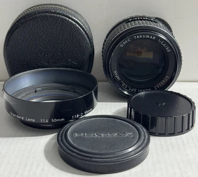 Asahi Pentax 50mm f1.4 SMC Takumar Lens for M42 Screw Mount - Image 1 of 4