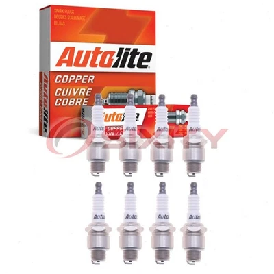 8 pc Autolite Copper Core Spark Plugs for 1939-1940 Ford Standard Ignition oa - Image 1 of 4