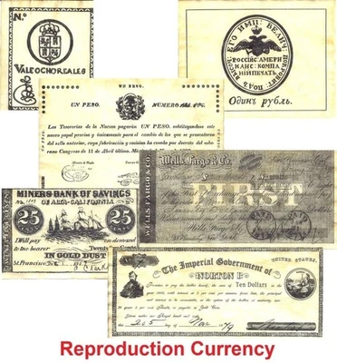 California Currency 1782-1879 - Banknotes - Mexican Cession - State - Image 1 of 4