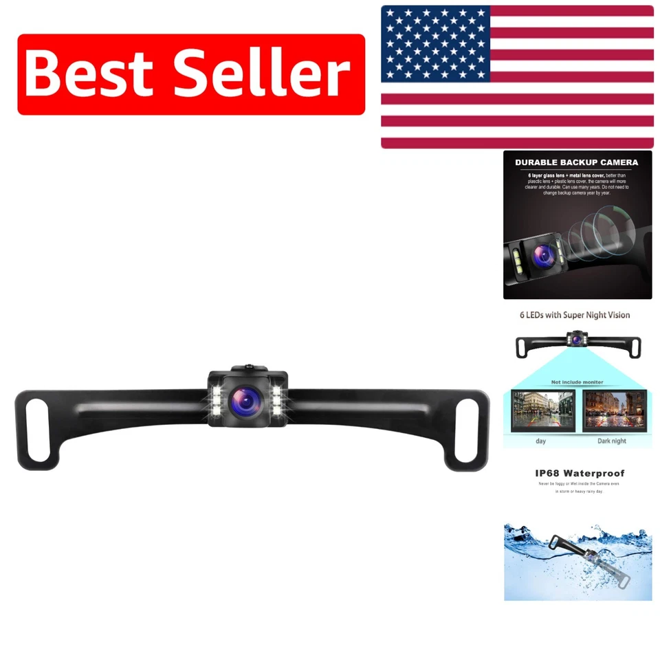 Compact Night Vision Backup Camera for Cars - High Definition & Easy Mounting - Image 1 of 4