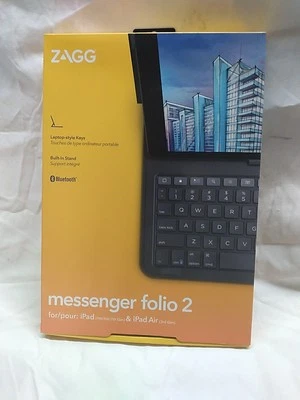 ZAGG Messenger Folio 2 Keyboard & Case For iPad Air 3 & iPad 7th & 8th Gen - Image 1 of 2