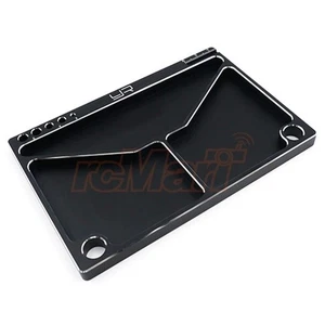Yeah Racing YA-0571BK Aluminum Parts Tray 14.5 X 9.5 X 0.9 cm Black - Picture 1 of 1