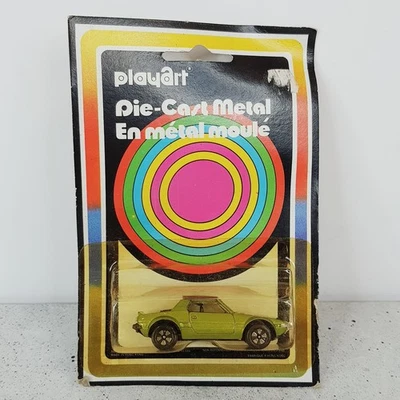 Vintage 1970's - PLAYART Diecast Car Green FIAT X1/9 - Image 1 of 4