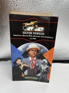 Doctor Who Silver Nemesis (1989 Paperback) book Virgin Blue Spine Target Library - Picture 1 of 6