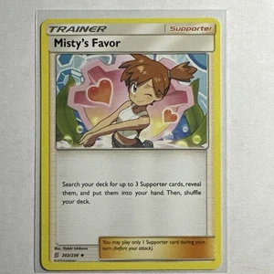 Misty’s Favor 202/236 Regular Non-Holo Card Unified Minds Pokemon TCG LP - Picture 1 of 7