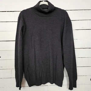 Banana Republic Pullover Herren Rollkragen 100% extra fein italienisches Merino grau L - Bild 1 von 9