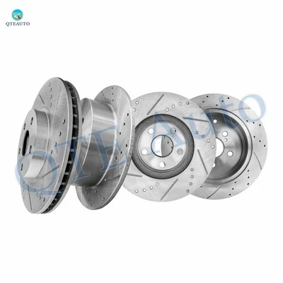 4 rotores de disco de freno ranurados perforados delanteros 275 mm-traseros 269 mm para Scion TC 2005-2010 Foto 1 de 4