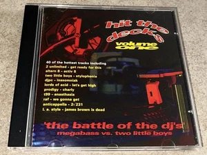 Hit The Decks Volume One CD Megabass Vs. Two Little Boys Rare OOP ZYX Germany - Picture 1 of 6