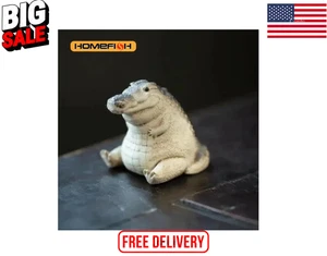 1PC Handmade Crocodile Tea Pet Ornament for Tea Ceremony, Financial Tea Table Gi - Picture 1 of 7