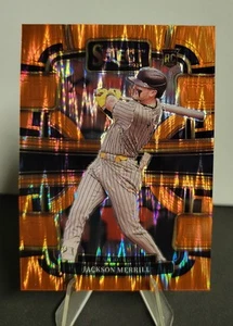 2024 Panini Select - Concourse Jackson Merrill #68 Orange Flash Prizm RC - Foto 1 di 2