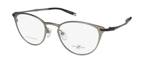NEW CHARMANT Z 19840 EYEGLASSES 49-19-140 UNISEX OVAL GRAY TITANIUM FULL-RIM GR - Picture 1 of 8