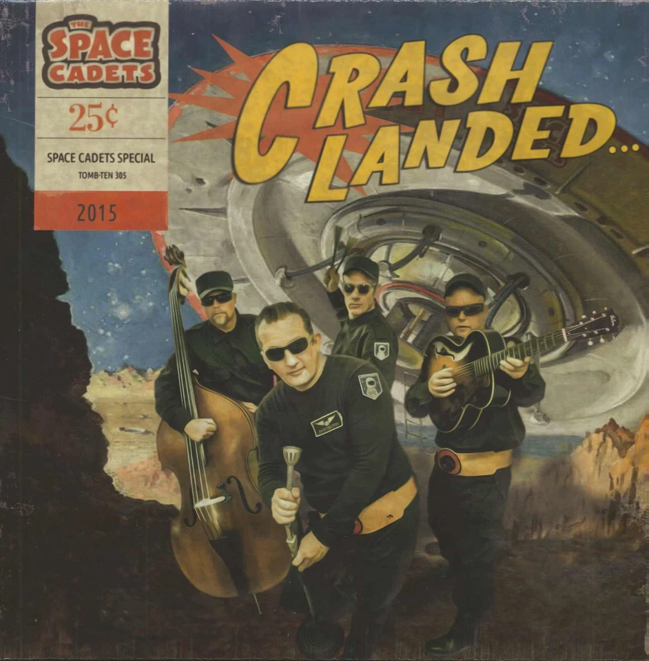 The Space Cadets - Crash Landed (LP, 10inch) - Vinyl Revival/Neo Rockabilly - Bild 1 von 2