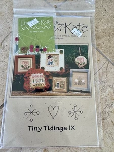 Lizzie Kate Tiny Tidings With Embellishment Cross Stitch Patterns - Picture 1 of 3