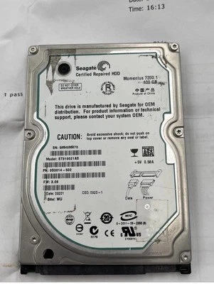 Seagate 100 GB 7200 RPM SATA 2.5" (ST910021AS) Internal Hard Drive HDD - Image 1 of 2