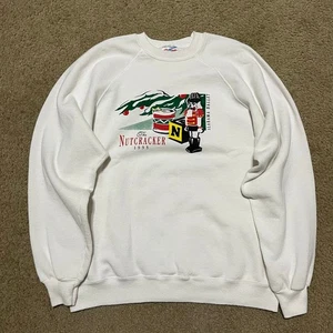 Vintage 1993 The Nutcracker Graphic White Crewneck XL - Picture 1 of 7