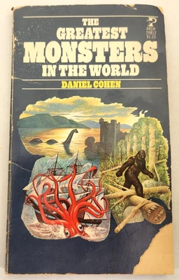 The Greatest Monsters In The World - Daniel Cohen (1977 Archway PB Book Vintage) - Image 1 of 4