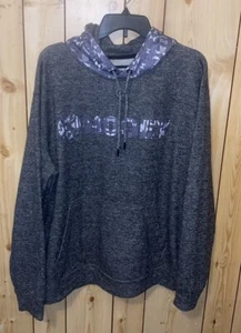 Sudadera con capucha Hooey® XL gris con logotipo estampado azteca en contraste para hombre - Imagen 1 de 6
