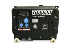 Silent Diesel Generator Not-Stromaggregat Stromerzeuger E-start Warrior LDG6500 - Bild 1 von 3