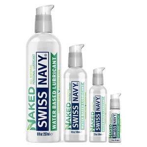 Swiss Navy Naked All Natural Gleitmittel auf Wasserbasis * Premium Hypoallergenic Lube - Bild 1 von 5