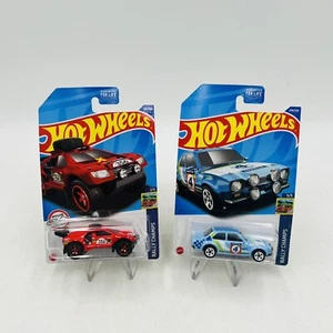 Hot Wheels 2022 Rally Champs Ford Escort RS1600 & Sand Burner Lot - Picture 1 of 7