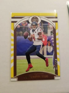 Legacy DeShaun Watson #24 2020 amarillo paralelo 41/150 Houston Texans - Imagen 1 de 1