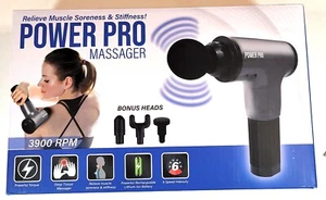 Power Pro 3900 Rpm 6 Speeds Ultra Massage Cordless Gun Muscle - Grey Brand New - Picture 1 of 9