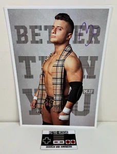 MJF handsigniert Maxwell Jacob Freidman AEW Autogramm Bild Ringerkiste - Bild 1 von 3