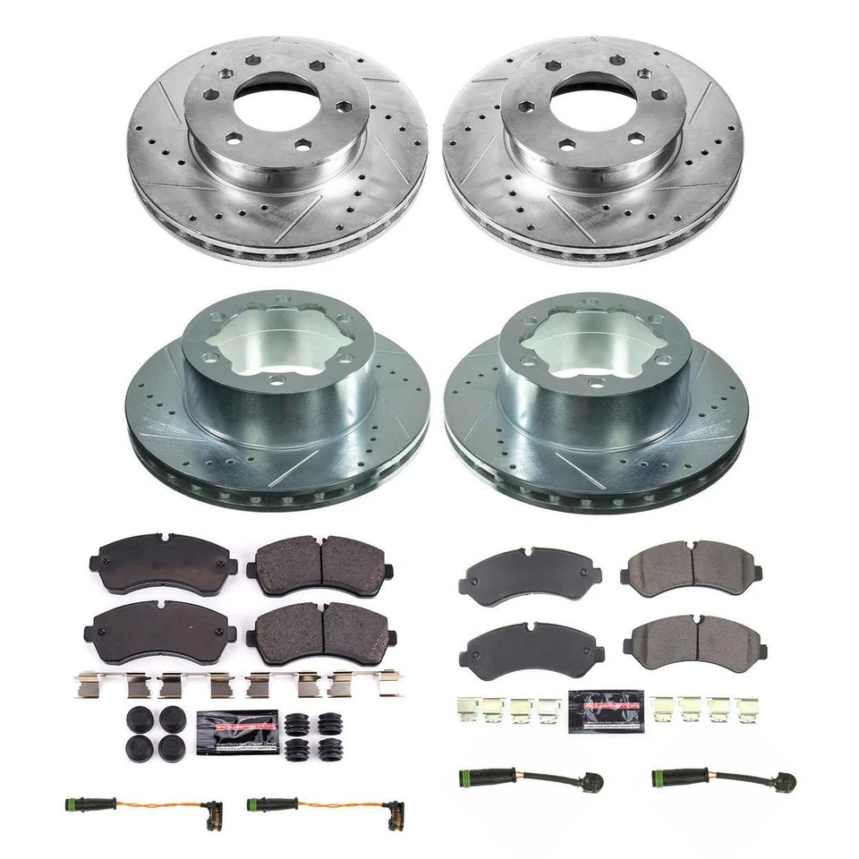 PowerStop Disc Brake Kit - Front and Rear - Freightliner Sprinter 3500 2019-2021 Foto 1 de 4